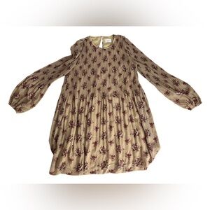 Floral women Dress by Wilfred, in Cream and Brown with floral patterns, size XS